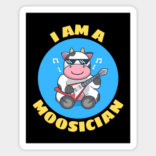 I Am A Moosician | Cow Pun Magnet